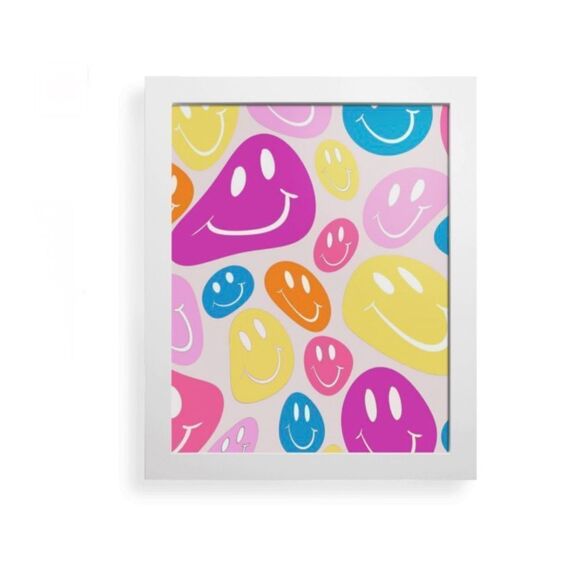Colorful Smiley Face Print - Picture 2 of 3